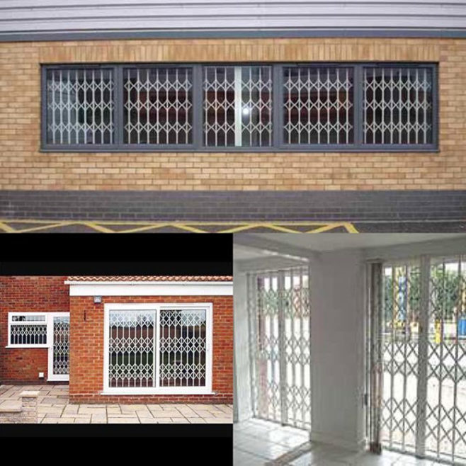 Retractable Security Grilles Chester Shield Security Shutters